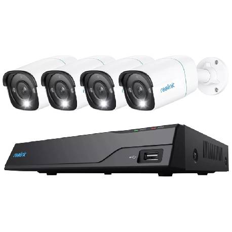REOLINK NVS8-5MB4 (PS2KB02-8) - KIT 4 TELECAMERE P320 + NVR POE 8CH - HDD 2TB INCLUSO