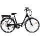 SHARP (BK-CD03E-B) CITY E-BIKE (NERA) - BICICLETTA ELETTRICA - RUOTE 26""X1.75"" - MOTORE 250W 36V - BATTERIA 36V 10AH CERTIFICATA - TELAIO IN ALLUMINIO - AUTONOMIA FINO AD 60KM