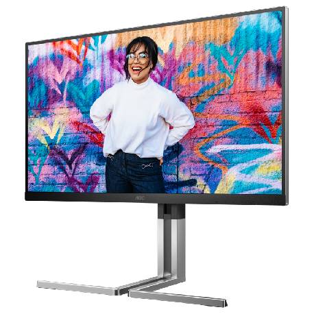 AOC Q27U3CV - 27"" MONITOR 2K - FRAMELESS - 75 HZ - CALIBRAZIONE GRAFICA - W3Y