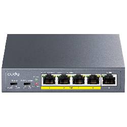 CUDY GS105P - SWITCH 5 PT GIGABIT POE+ 36W