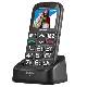 BRONDI AMICO UNICO+ (NERO) + BASE - TELEFONO CELLULARE PER ANZIANI - TASTO SOS - TORCIA - CONTROLLO REMOTO - ANNUNCIO VOCALE