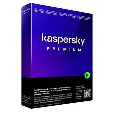 KASPERSKY PREMIUM - SOFTWARE SICUREZZA 3 DEVICE / 1Y - SUPERSLIMBOX (KL1047T5CFS-SSB)