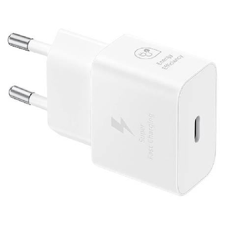 SAMSUNG EP-T2510NWEGEU - ALIMENTATORE RAPIDO 25W USB-C WHITE