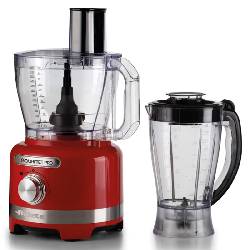 ARIETE MODERNA GOURMET PRO (ROSSO) (1782/00) - ROBOT DA CUCINA MULTIFUNZIONE 3 LT - 1000W