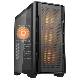 COUGAR UNIFACE RGB (BLACK) - PC CASE MID TOWER - VENTOLA RGB 3*120 + 120mm
