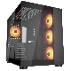 COUGAR FV150 RGB (BLACK) - PC CASE MID TOWER CUBE - PANNELLI TRASPARENTI - VENTOLA RGB 3*120+120mm