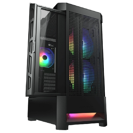 COUGAR AIRFACE RGB - PC CASE MID TOWER - VENTOLA RGB 2*140+120mm + CTRL