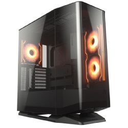 COUGAR FV270 (BLACK) - PC CASE MID TOWER - VENTOLA RGB  2*140mm + 2 *120mm