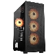 COUGAR MX220 RGB (BLACK) - PC CASE MID TOWER - VENTOLA RGB 3*120+120mm
