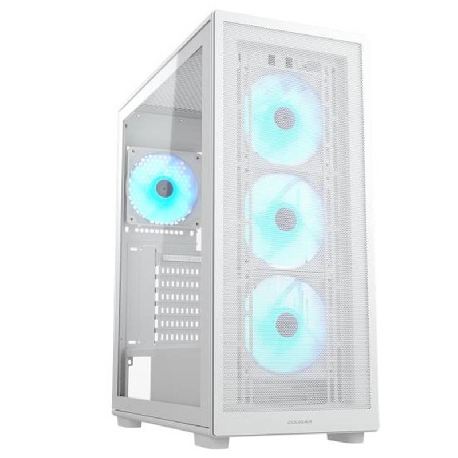 COUGAR MX220 RGB (WHITE) - PC CASE MID TOWER - VENTOLA RGB 3*120+120mm