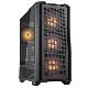 COUGAR MX600 RGB (BLACK) - PC CASE TOWER - VENTOLA RGB 3*140+120mm
