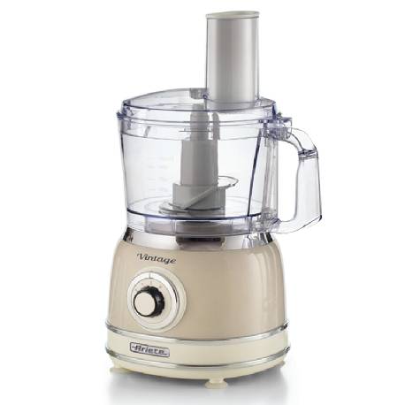 ARIETE 1781/03 - ROBOT DA CUCINA MULTIFUNZIONE VINTAGE (BEIGE) - 1.2 L - 2 VELOC.+PULSE