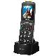BRONDI AMICO FLASH (NERO) - TELEFONO CELLULARE PER ANZIANI - TASTO SOS - TORCIA - CONTROLLO REMOTO - FOTOCAMERA - BASE DI RICARICA