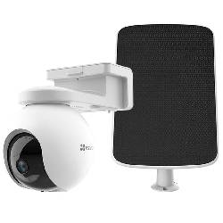 EZVIZ HB8 PRO + SOLAR PANEL 5W - TELECAMERA MOTORIZZATA DA ESTERNO A BATTERIA - 4K - COLOR NIGHT VISION - HUMAN DETECTION - AUDIO BIDIREZIONALE - VOCAL CONTROL