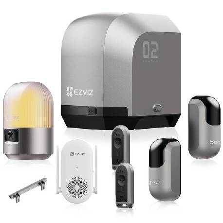EZVIZ HG2 600 PRO - MOTORE SMART PER CANCELLO SCORREVOLE - CONTROLLO REMOTO - ALLARME LAMPEGGIANTE CON TELECAMERA INTEGRATA