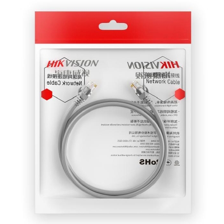 HIKVISION DS-1NP6UEC0-GR-0,5MT - CAVO LAN CAT6 U/UTP - 0,5M - GREY