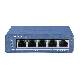 HIKVISION DS-3E0505P-E - UNMANAGED SWITCH 4 GIGABIT POE PORTS - 1 GIGABIT UPLINK PORT