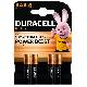 DURACELL PLUSPOWER BOOST (MN2400P) - BLISTER 4 BATTERIE MINISTILO AAA (MASTER CARTON 10 BLISTER)