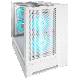 COUGAR OMNY X (WHITE) - PC CASE MID TOWER - 4 VENTOLE RGB + HUB (supp GPU VERTICAL)