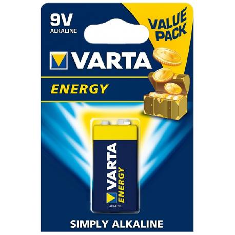 VARTA BLISTER 1 BATTERIA 9V ENERGY - MASTER CARTON DA 10 PZ