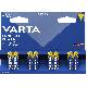 VARTA LONGLIFE POWER - BLISTER 8 BATTERIE MINISTILO AAA - MASTER CARTON DA 20 PZ
