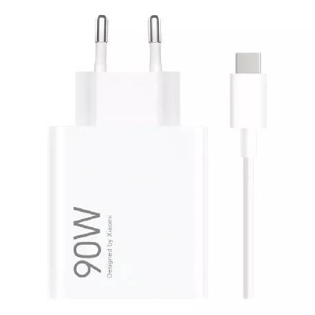 XIAOMI BHR07ZBEU - ALIMENTATORE 90W USB-A + CAVO TYPE-C WHITE