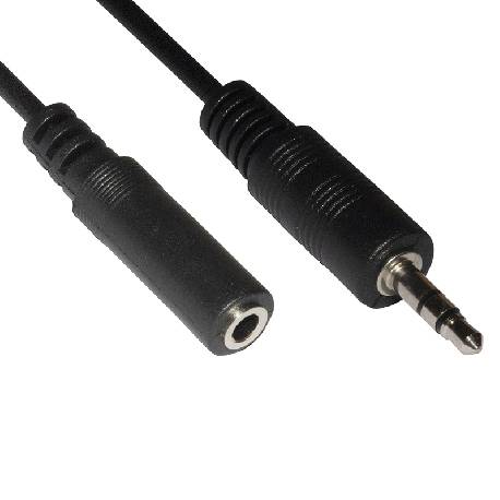 CAVO AUDIO STEREO Jack 3.5MM MASCHIO - FEMMINA MT.1.8 - LINK LKC3520MF