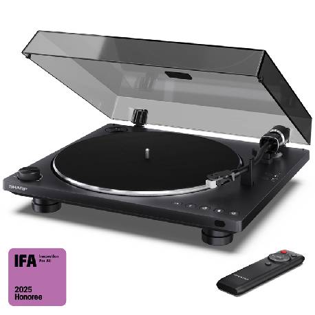 SHARP RP-TT100 - GIRADISCHI AUTOMATICO - AUDIO TECHINA AT-3600LA - BLUETOOTH 5.4 - USB RECORD - RCA - PRE AMP - TELECOMANDO