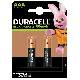 DURACELL RECHARGEABLE 750 mAh - BLISTER 2 BATTERIE MINISTILO AAA RICARICABILI