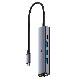 CUDY UH605 - HUB USB 5-IN-1 WITH GBE