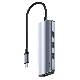 CUDY UH606 - HUB USB 6-IN-1 WITH GBE E 4K 60HZ HDMI