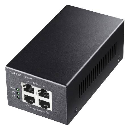 CUDY POE220 - INIETTORE GIGABIT POE+ 2-CH 30W
