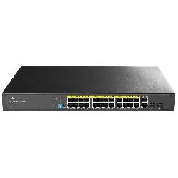 CUDY GS1026PS2 - SWITCH 24 PT GIGABIT POE+ - 2 UPLINK GIGABIT - 2 GIGABIT SFP SLOTS 300W
