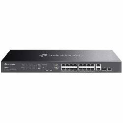 OMADA (TP-LINK) ES220GMP - SWITCH EASY MANAGED 20 PT LAN GIGABITCON 16 PT POE+ - MONT. RACK 1U 19""