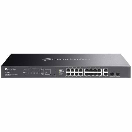 OMADA (TP-LINK) ES220GMP - SWITCH EASY MANAGED 20 PT LAN GIGABITCON 16 PT POE+ - MONT. RACK 1U 19""