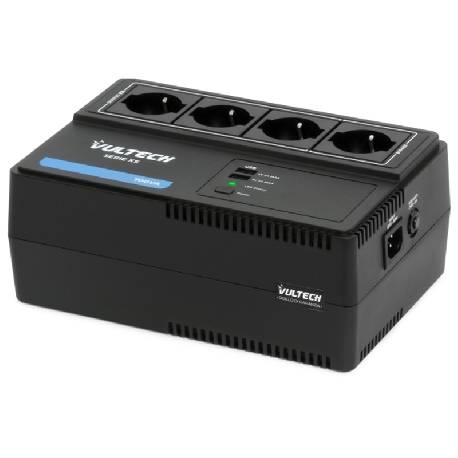 VULTECH UPS700VA-XS - UPS LINE INTERACTIVE CON ONDA PSEUDOSINUSOIDALE 700VA - 2 USB 