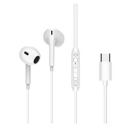 CONCEPTRONIC BRENDAN02W - AURICOLARI EARBUD - WHITE - USB-C