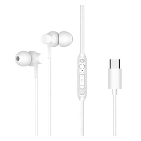 CONCEPTRONIC BRENDAN03W - AURICOLARI IN-EAR - WHITE - USB-C