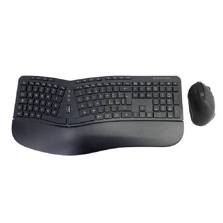 CONCEPTRONIC ORAZIO02IT - KIT TASTIERA + MOUSE WIRELESS - FORMA ERGONOMICA - SOFT TOUCH - DPI SWITCH (800/1200/1600)