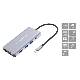 CONCEPTRONIC DONN20G - DOCKING STATION 10-IN-1 USB-C (M) 3.2 / HDMI, VGA, USB-A 5GBPS, USB-C 5GBPS, SD, TF/MICROSD, AUDIO, GBE, 100W USB PD