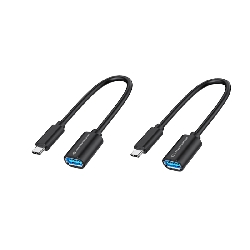 CONCEPTRONIC ABBY11B - ADATTATORE USB-C (M) / USB-A (F) OTG - 20 CM