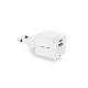 CONCEPTRONIC ALTHEA15W - CHARGER 2-PORT 20W GAN USB-C X 1, USB-A X 1, QC 3.0, PPS, WHITE