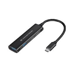 CONCEPTRONIC HUBBIES12B - HUB USB-C 2-PT USB-A 3.0 + 2-PT USB-C