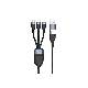 CONCEPTRONIC ETTA06B15 - CAVO USB-C 3-IN-1 MICROUSB / USB-C / LIGHTNING