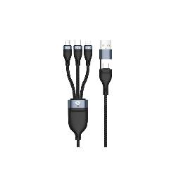 CONCEPTRONIC ETTA06B15 - CAVO USB-C 3-IN-1 MICROUSB / USB-C / LIGHTNING