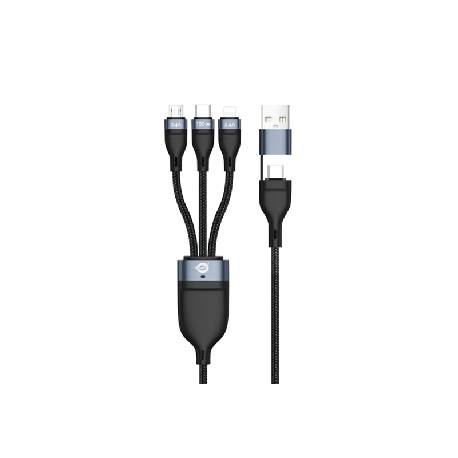 CONCEPTRONIC ETTA06B15 - CAVO USB-C 3-IN-1 MICROUSB / USB-C / LIGHTNING