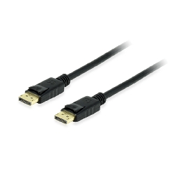 EQUIP 119253 - CAVO VIDEO DISPLAY PORT 1.4 M/M, 8K 60HZ, GOLD PLATED CONNECTORS - 3M