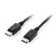 EQUIP 119333 - CAVO VIDEO DISPLAY PORT 1.2 M/M, 4K 60HZ, GOLD PLATED CONNECTORS - 3M