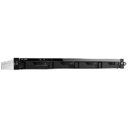 ASUSTOR LOCKERSTOR 4RS / 4RD (AS6504RD) - 4 BAY RACK NAS, QUAD-CORE 2.1GHZ CPU, 2.5GBE PORT, 8GB DDR4, 1U RACKMOUNT SERVER WITH REDUNDANT POWER SUPPLY (DISKLESS)