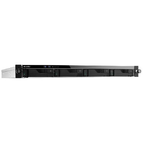 ASUSTOR LOCKERSTOR 4RS / 4RD (AS6504RD) - 4 BAY RACK NAS, QUAD-CORE 2.1GHZ CPU, 2.5GBE PORT, 8GB DDR4, 1U RACKMOUNT SERVER WITH REDUNDANT POWER SUPPLY (DISKLESS)